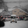 雪渋滞