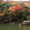 桂川の渡し舟