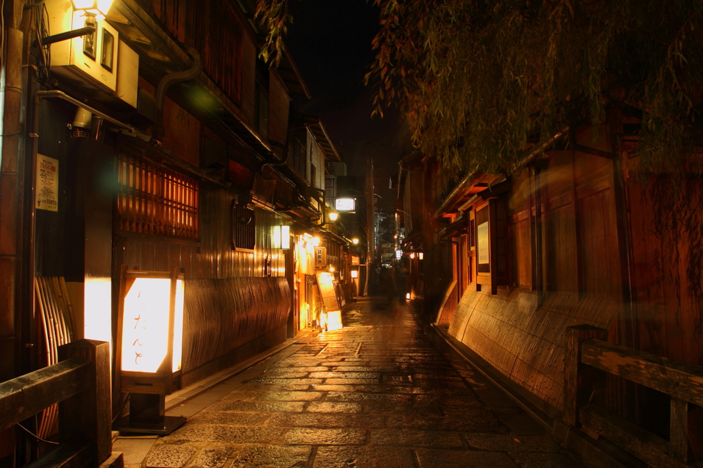 夜の祇園