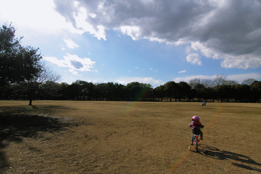 公園散歩