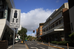 ブリスベンの道路標識 オーストラリアの風景写真