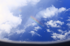 上空の虹 オーストラリアの風景写真