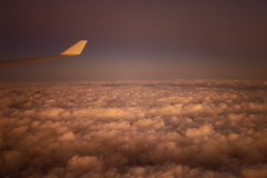 赤い雲海 オーストラリアの風景写真
