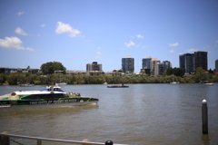 川とフェリー オーストラリアの風景写真