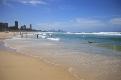 バーリーヘッズのビーチ オーストラリアの風景写真
