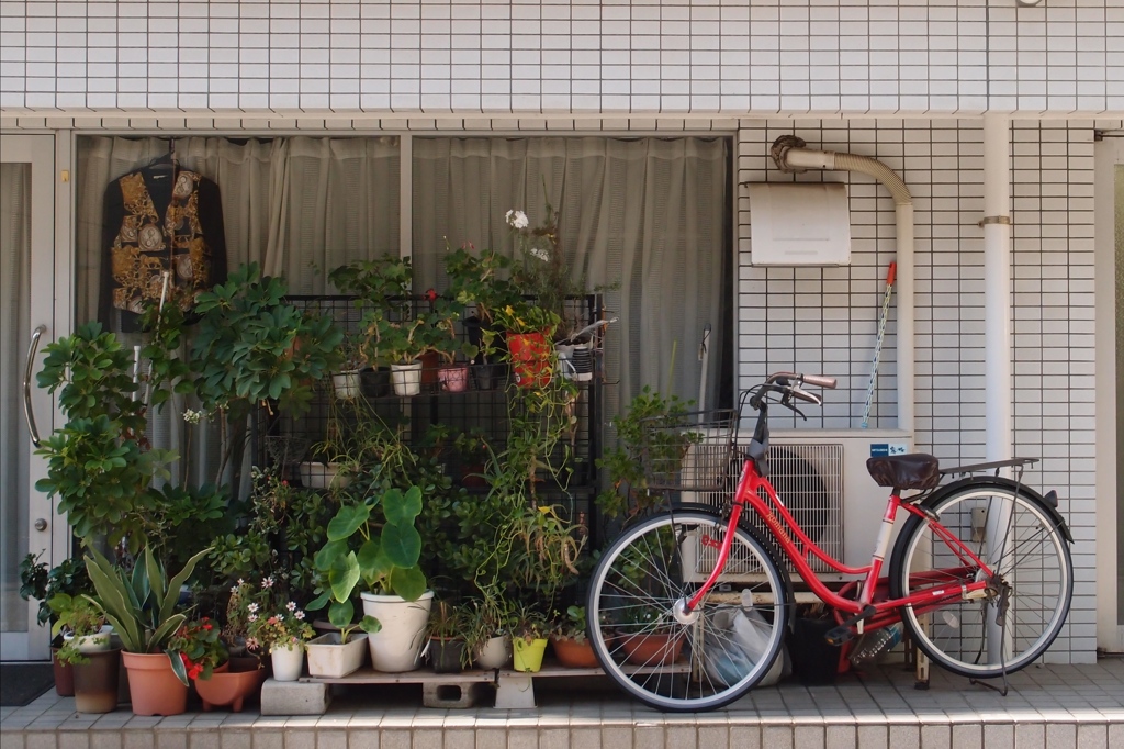 「通勤道すがら：bicycleな風景」 (digital)