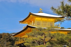 冬の金閣寺