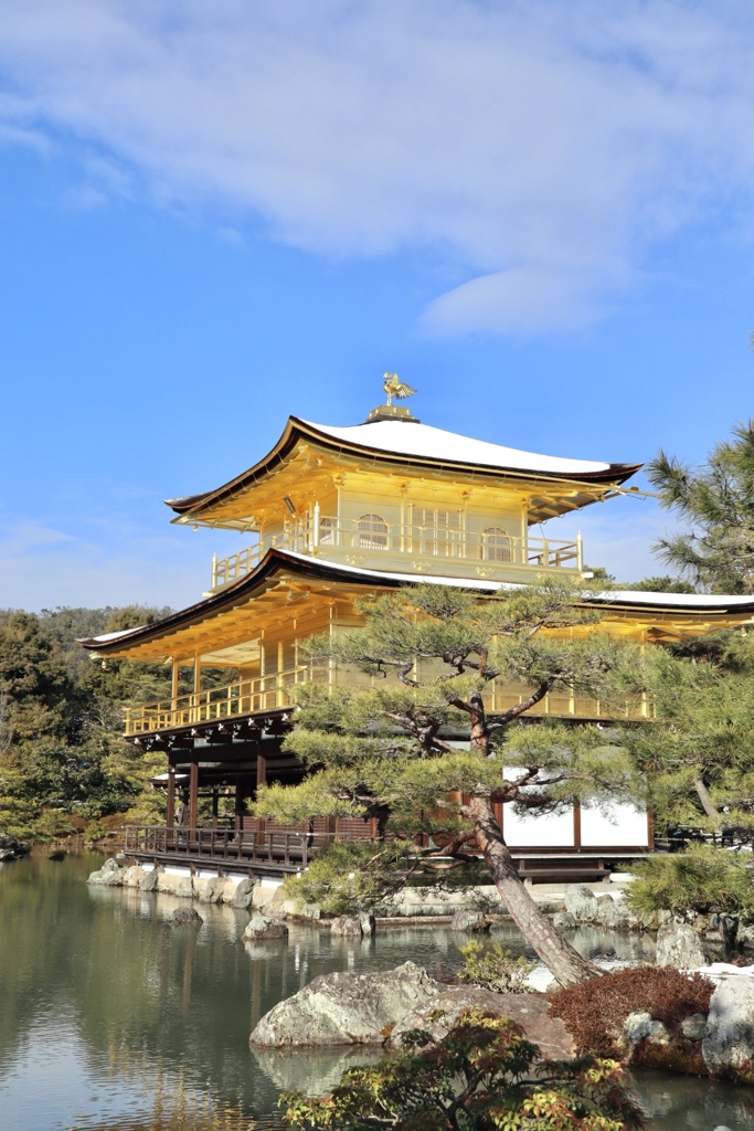 冬の金閣寺