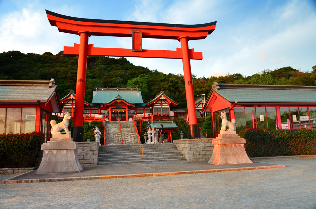福徳稲荷神社2018　8月　夕景①