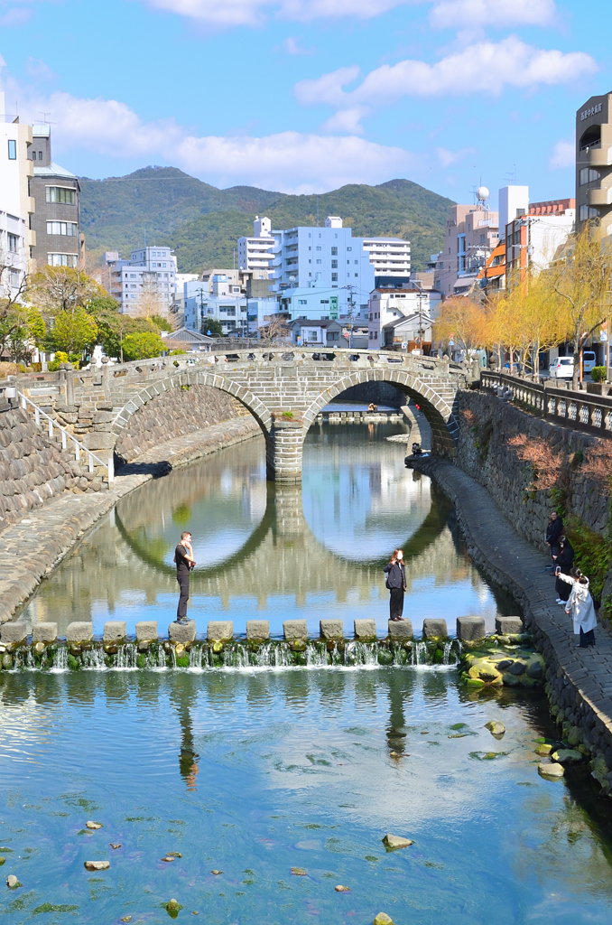 長崎2023　2月　めがね橋③