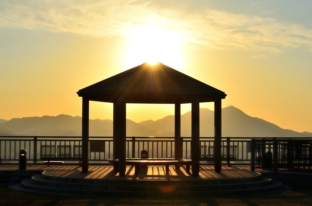 Ｋ市2023　1月-02　あずまや