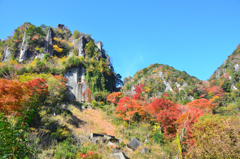 深耶馬渓2022　11月-4　鳶の巣山崩落跡