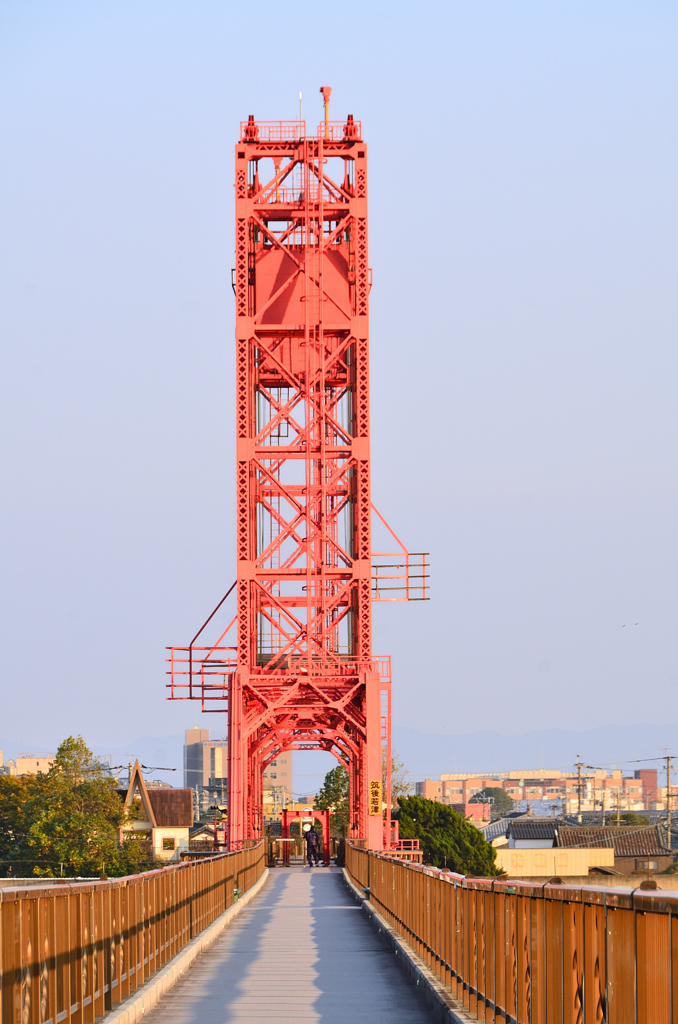 筑後川昇開橋2021　10月-1　佐賀県側より②