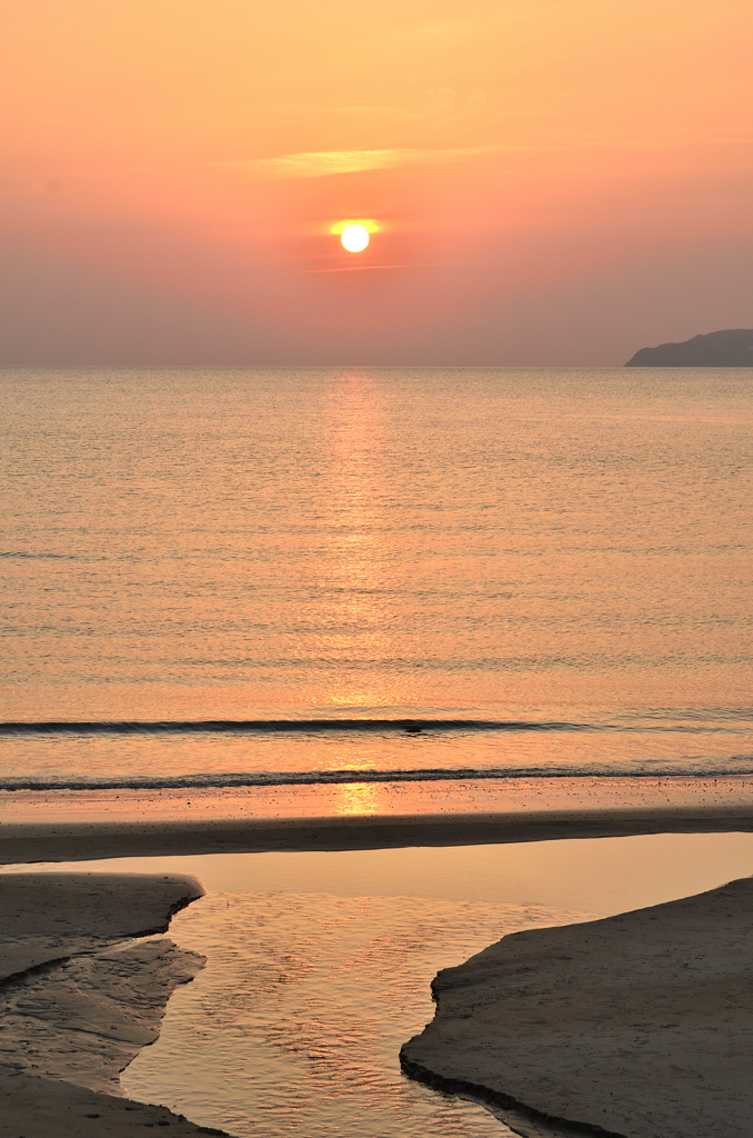 さつき松原2023　3月-2　夕陽のサンロード