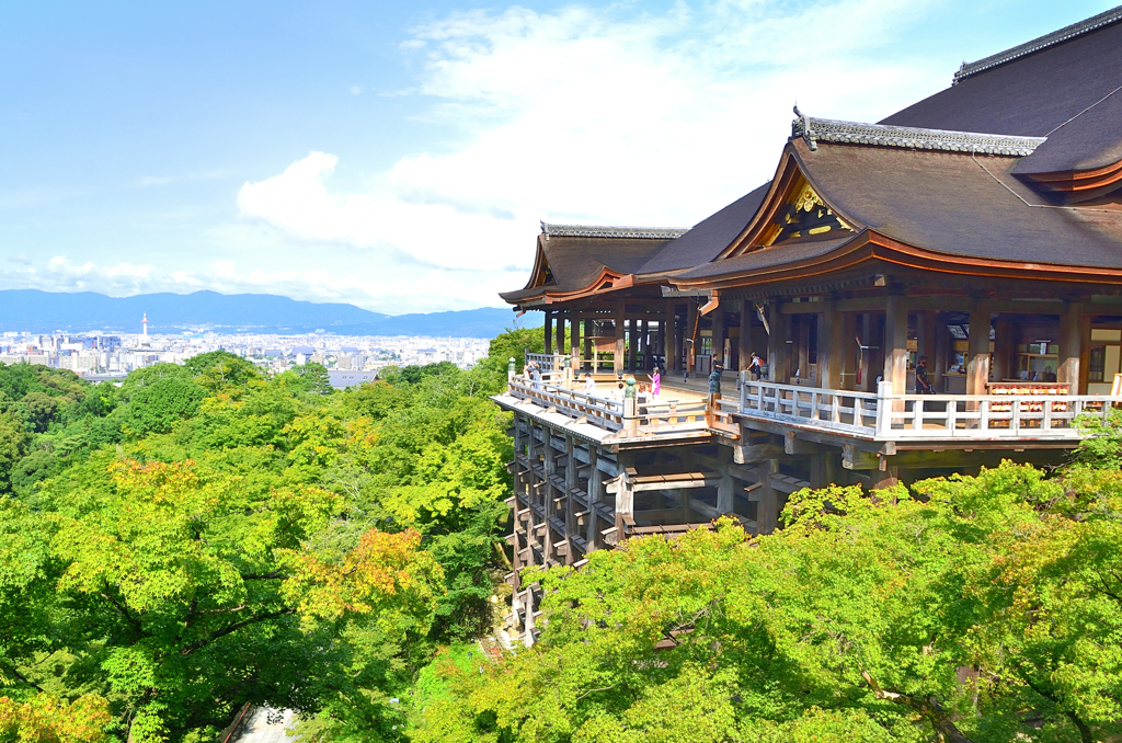 京都2022　7月-1　清水寺　本堂舞台①