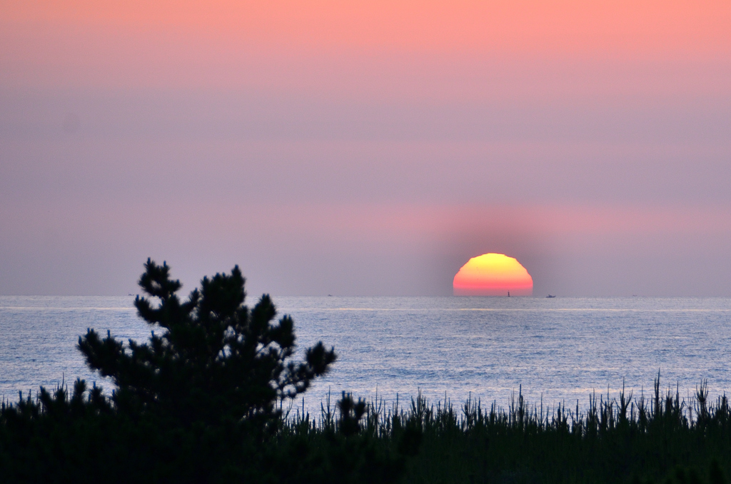 芦屋海岸2023　6月　夕陽