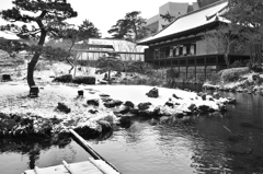 小倉城2023　冬景色-3　下屋敷庭園②