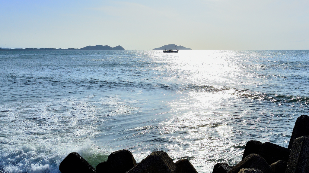 鐘岬2021　3月　午後の海