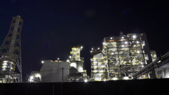 響火力発電所2024-1　夜景②