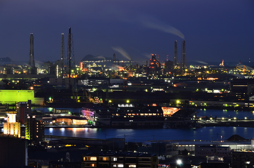 Ｋ市2020　2月-3　夜景　新日鉄住金