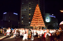 わっしょい百万夏まつり　戸畑祇園大山笠-3　中地区　並足