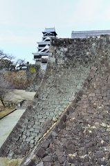 熊本城2022　1月-1　二様の石垣