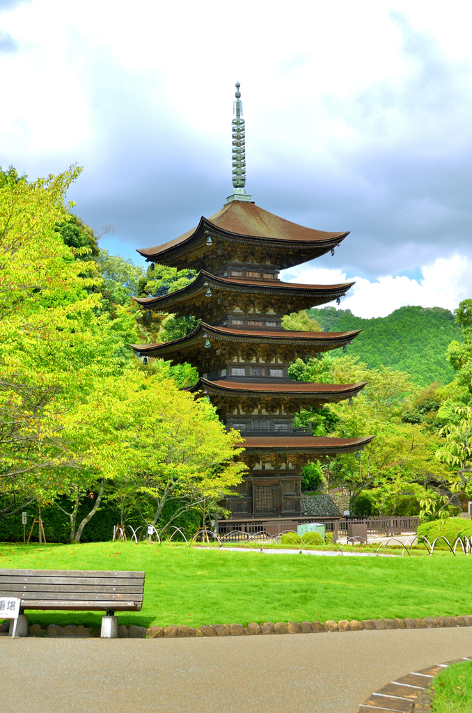 瑠璃光寺2019-1　五重塔