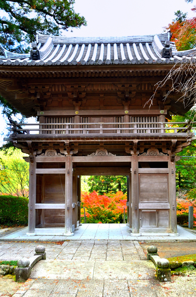 雷山千如寺2021　11月-1　仁王門