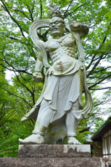 呑山観音寺2021　6月-2　天王院　阿石像