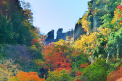 深耶馬渓2020　11月-3　夫婦岩