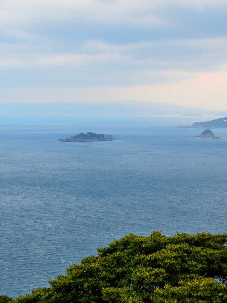 長崎2020　1月-4　権現山より軍艦島