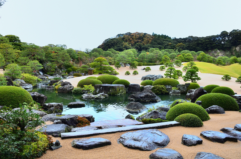 足立美術館2020　11月-4　白砂青松庭②