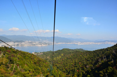 宮島2020　10月　瀬戸内海　ロープウェイより