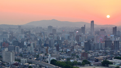 Ｋ市2022　5月-01　都市の夕景①