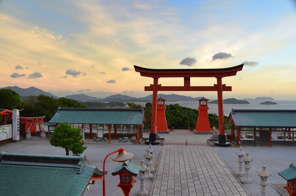 福徳稲荷神社2018　8月　夕景②