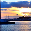 若戸大橋2022　1月　夕景②
