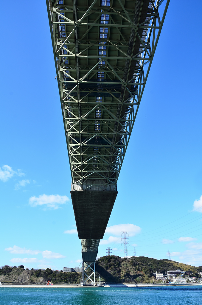 関門橋2021　2月　修復中③
