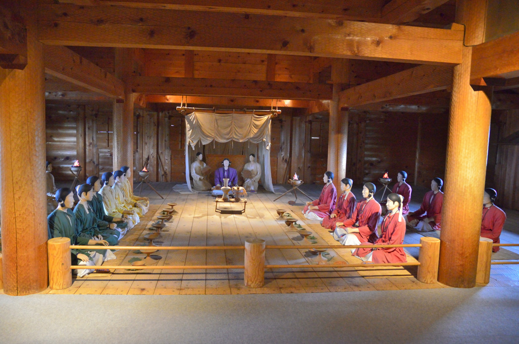 吉野ケ里2019-1　北 内郭　主祭殿内部