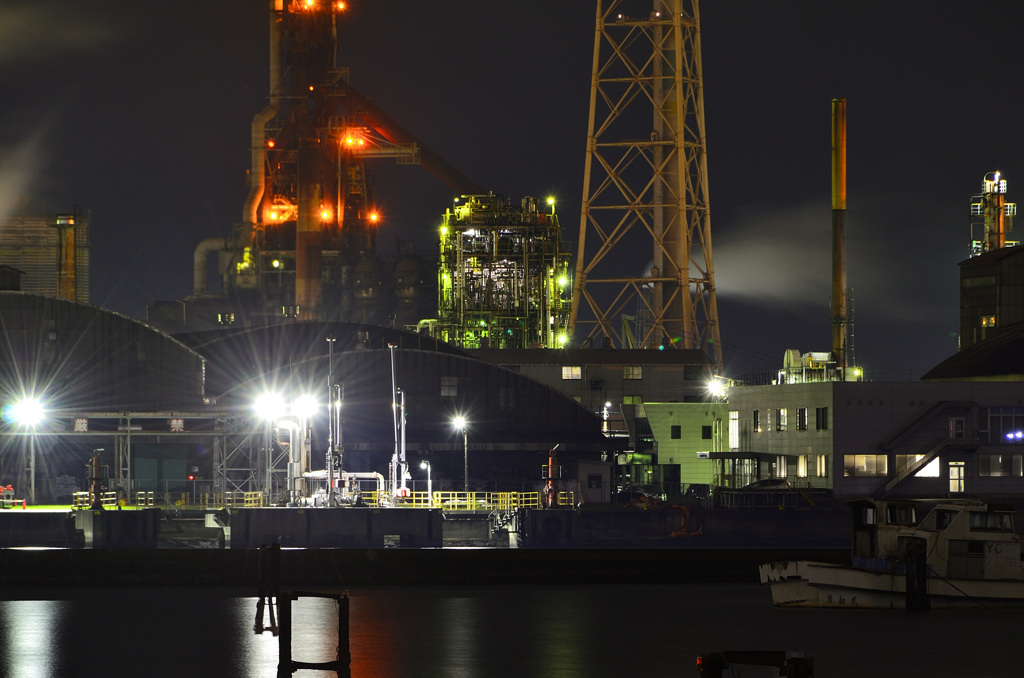 S日鉄住金化学2019　工場夜景⑤