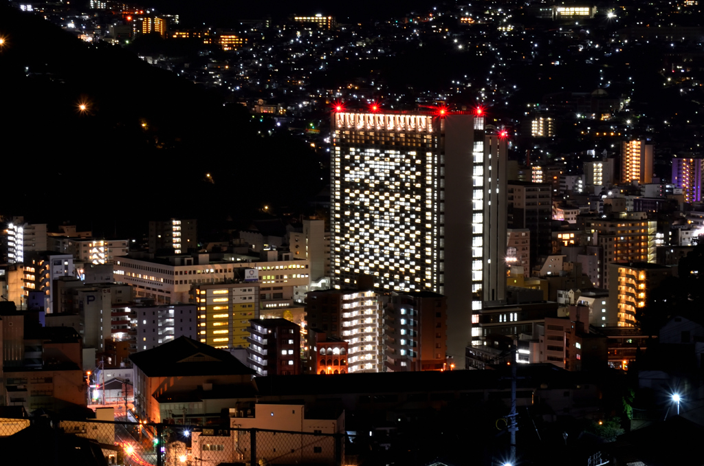 長崎2023　2月-2　新市庁舎　夜景