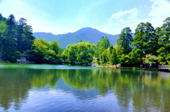 湯布院2018-2　夏　金鱗湖
