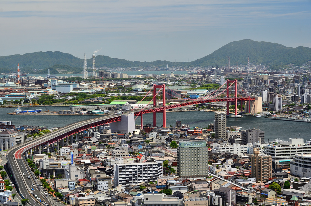 高塔山2019　5月　若戸大橋①