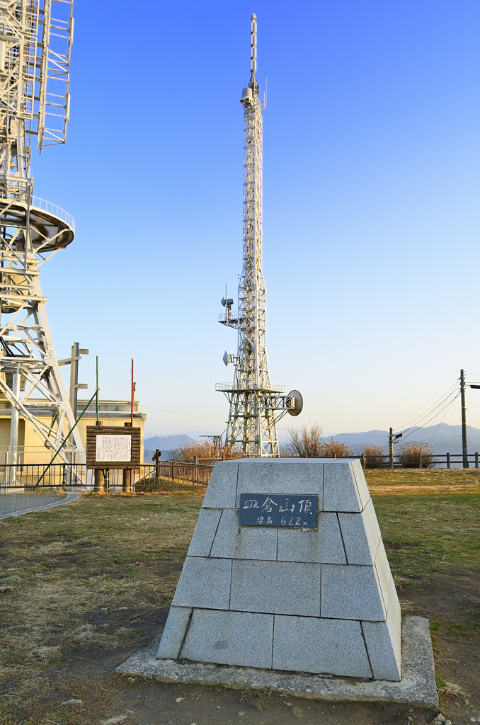 皿倉山2022　2月-2　山頂景色