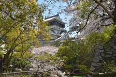 小倉城2019　八坂神社参道より
