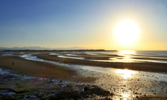 真玉海岸2021　10月-03　干潟とサンロード①