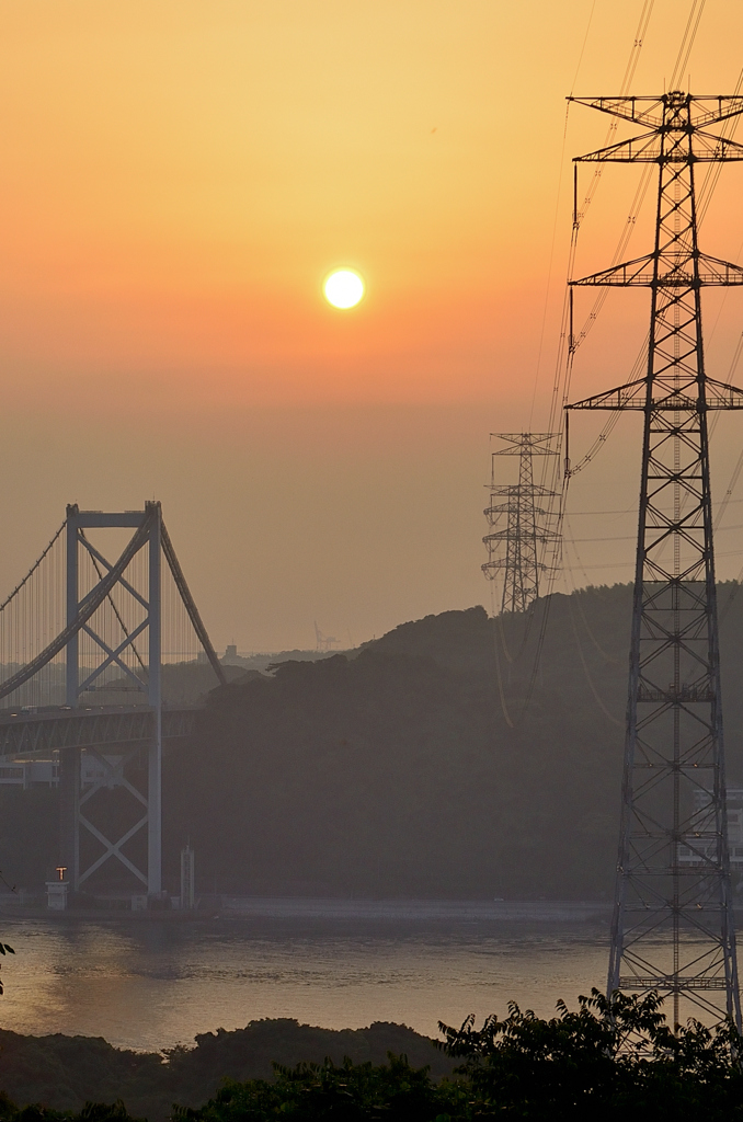 関門橋2022　7月-1　絆