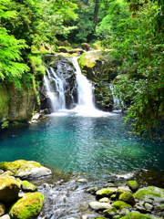 菊池渓谷2022　涼-2　天狗滝