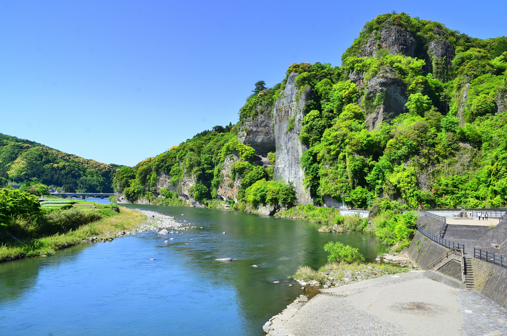 青の洞門2022　山国川