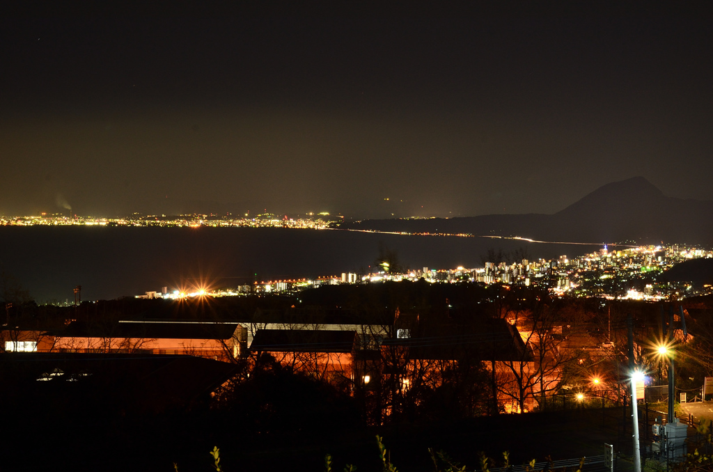 別府湾2021　3月-1　夜景