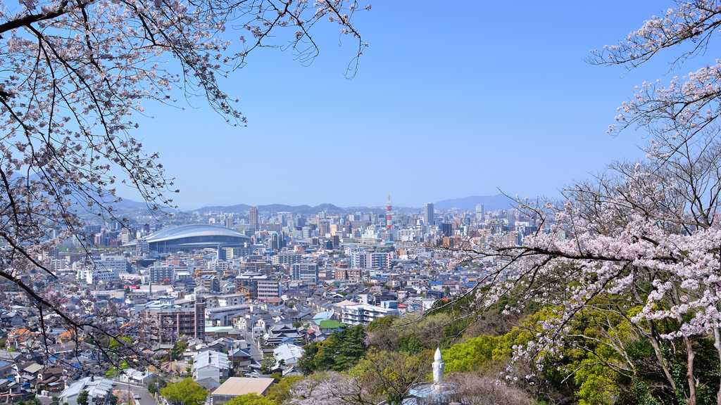 Ｋ市2023　春　都市と桜②